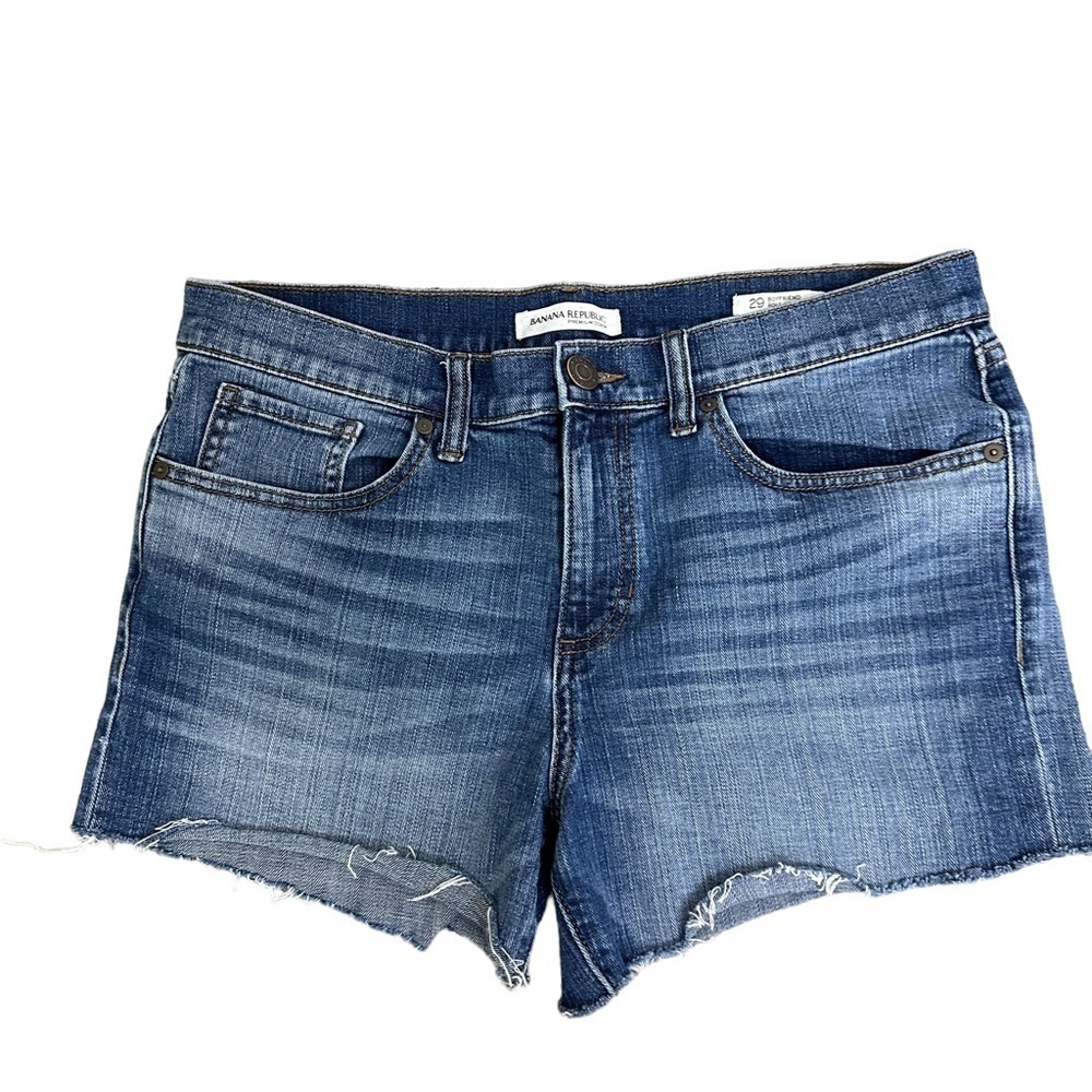 Banana Republic Boyfriend Rollup Jean Shorts - Size 29